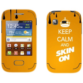  «Keep calm and Skinon»   Samsung Galaxy Pocket/Pocket Duos