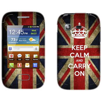   «Keep calm and carry on»   Samsung Galaxy Pocket/Pocket Duos