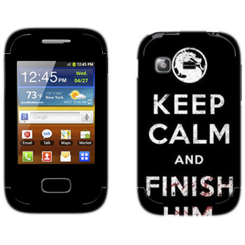   «Keep calm and Finish him Mortal Kombat»   Samsung Galaxy Pocket/Pocket Duos