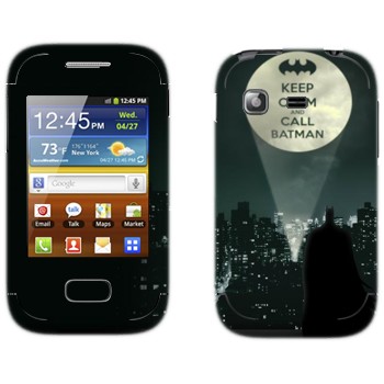   «Keep calm and call Batman»   Samsung Galaxy Pocket/Pocket Duos