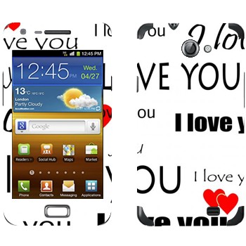   «I Love You -   »   Samsung Galaxy R