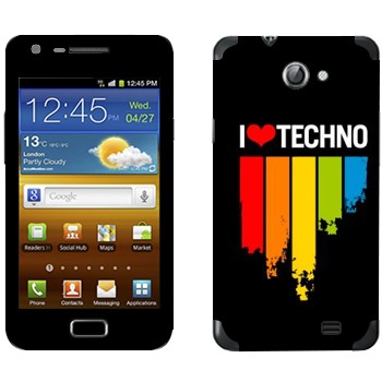   «I love techno»   Samsung Galaxy R