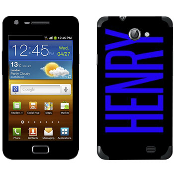   «Henry»   Samsung Galaxy R