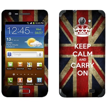   «Keep calm and carry on»   Samsung Galaxy R