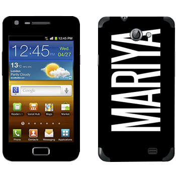   «Mariya»   Samsung Galaxy R