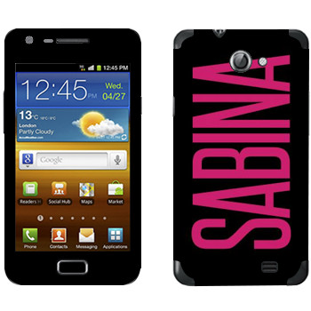   «Sabina»   Samsung Galaxy R