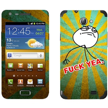   «Fuck yea»   Samsung Galaxy R