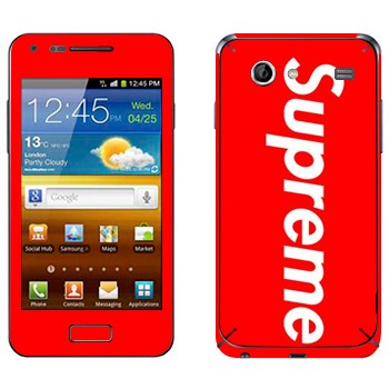   «Supreme   »   Samsung Galaxy S Advance