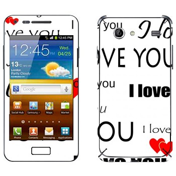   «I Love You -   »   Samsung Galaxy S Advance