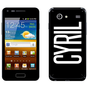   «Cyril»   Samsung Galaxy S Advance