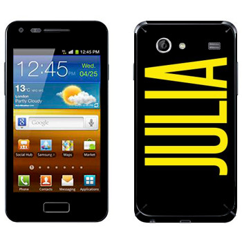   «Julia»   Samsung Galaxy S Advance