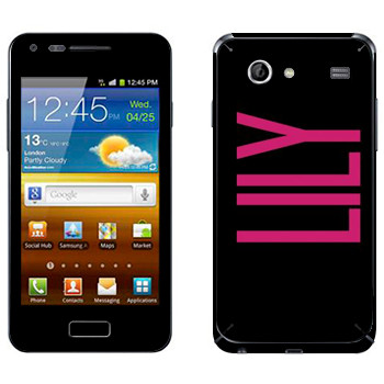   «Lily»   Samsung Galaxy S Advance