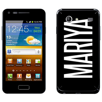   «Mariya»   Samsung Galaxy S Advance