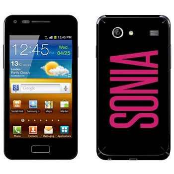   «Sonia»   Samsung Galaxy S Advance