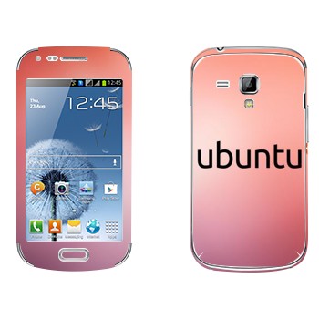   «Ubuntu»   Samsung Galaxy S Duos