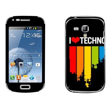  «I love techno»   Samsung Galaxy S Duos