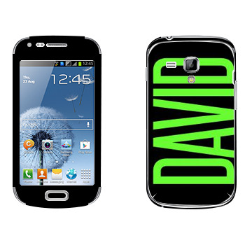   «David»   Samsung Galaxy S Duos