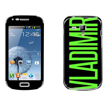   «Vladimir»   Samsung Galaxy S Duos