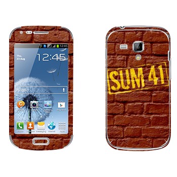  «- Sum 41»   Samsung Galaxy S Duos