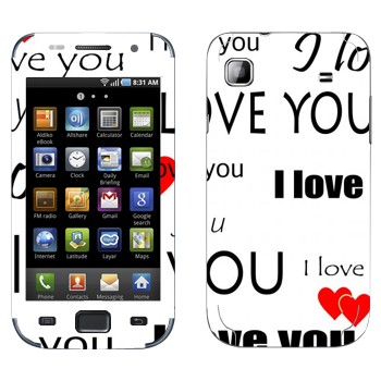   «I Love You -   »   Samsung Galaxy S scLCD