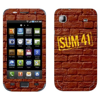   «- Sum 41»   Samsung Galaxy S scLCD