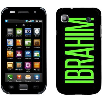   «Ibrahim»   Samsung Galaxy S