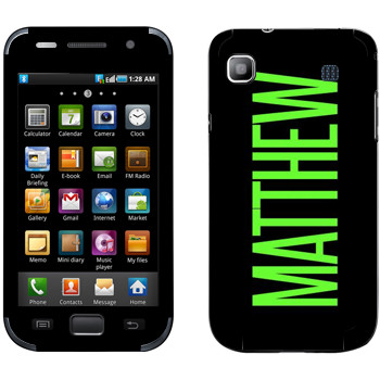   «Matthew»   Samsung Galaxy S