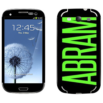   «Abram»   Samsung Galaxy S3
