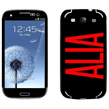   «Alia»   Samsung Galaxy S3