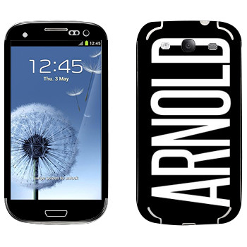   «Arnold»   Samsung Galaxy S3