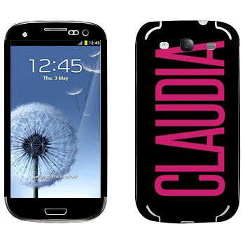   «Claudia»   Samsung Galaxy S3
