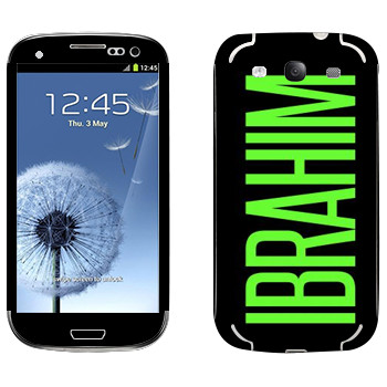   «Ibrahim»   Samsung Galaxy S3