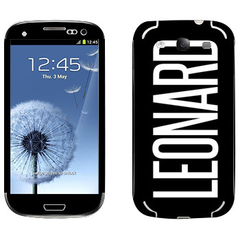   «Leonard»   Samsung Galaxy S3