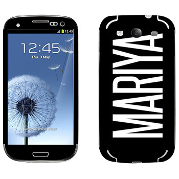   «Mariya»   Samsung Galaxy S3