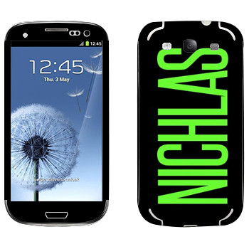  «Nichlas»   Samsung Galaxy S3