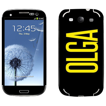   «Olga»   Samsung Galaxy S3
