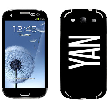   «Yan»   Samsung Galaxy S3