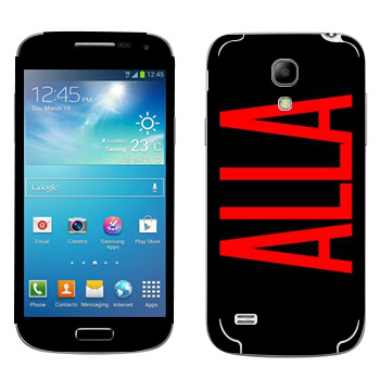   «Alla»   Samsung Galaxy S4 Mini