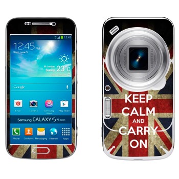   «Keep calm and carry on»   Samsung Galaxy S4 Zoom