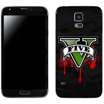   «GTA 5 - logo blood»   Samsung Galaxy S5