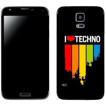   «I love techno»   Samsung Galaxy S5