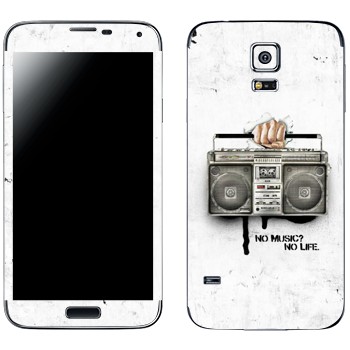   « - No music? No life.»   Samsung Galaxy S5