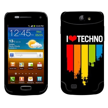   «I love techno»   Samsung Galaxy W