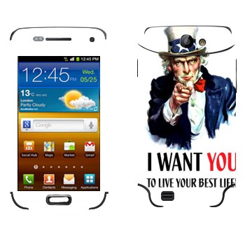   « : I want you!»   Samsung Galaxy W