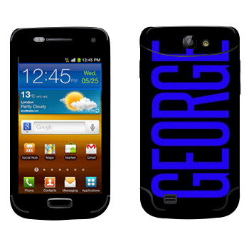   «George»   Samsung Galaxy W