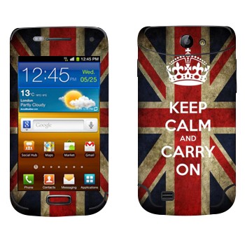   «Keep calm and carry on»   Samsung Galaxy W