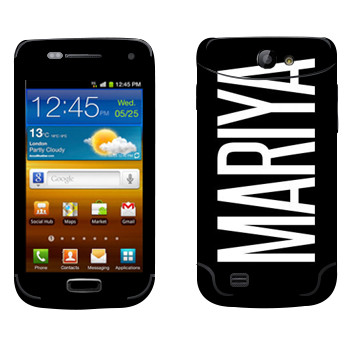   «Mariya»   Samsung Galaxy W