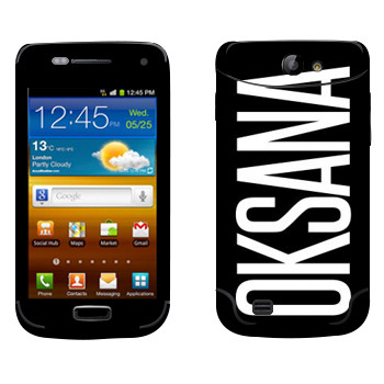   «Oksana»   Samsung Galaxy W