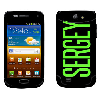   «Sergey»   Samsung Galaxy W