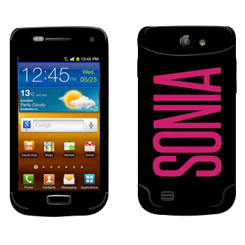   «Sonia»   Samsung Galaxy W